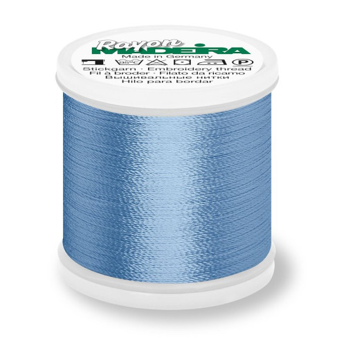Madeira Rayon 40  spools machine embroidery thread 1000m 1028 baby blue
